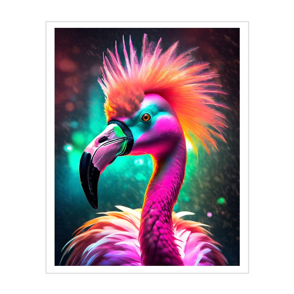 Punk Rock Flamingo