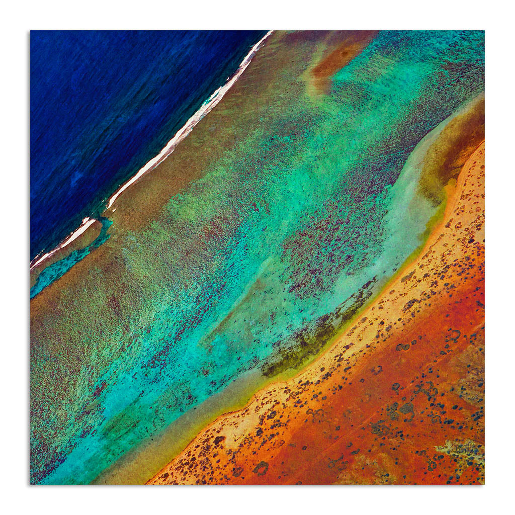 Aerial view of the Ningaloo Reef in Western Australia