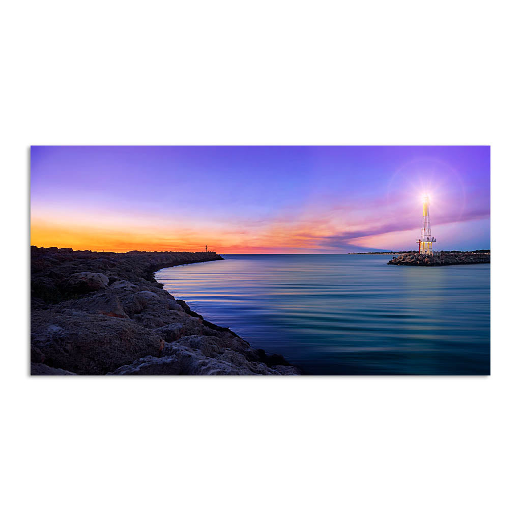 Soft sunset at Hillarys Marina in Western Australia