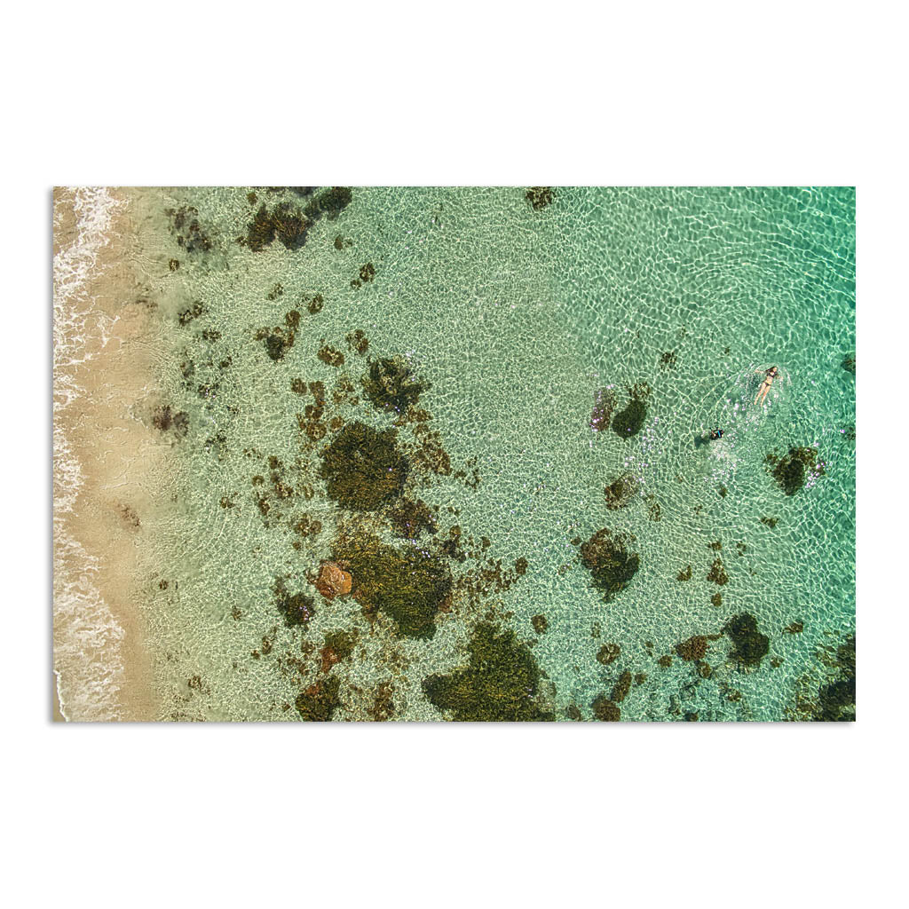 swimming at castle rock in south west australia