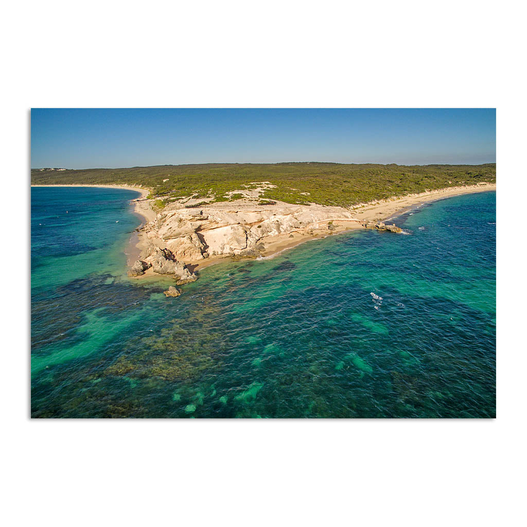 Aerial view of Hamelin Bay in Western Australia