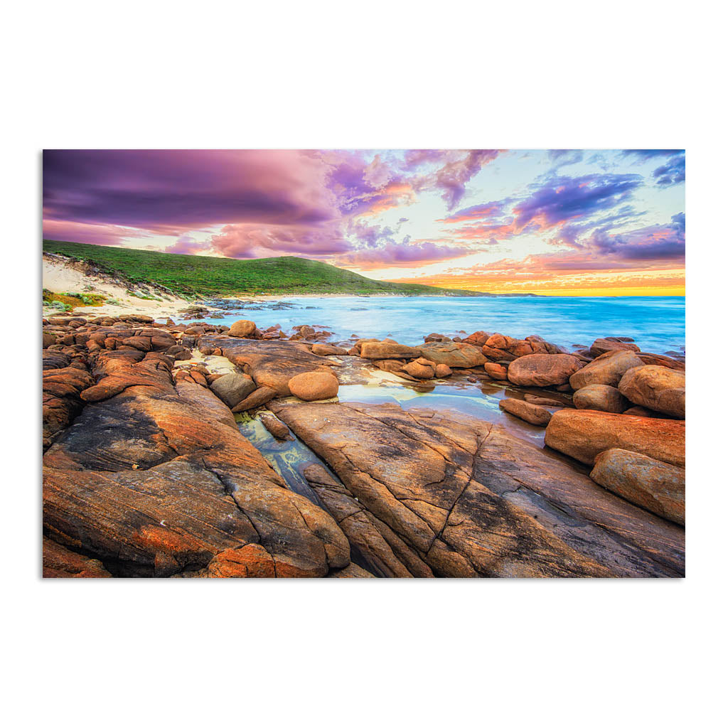Sunrise over the beaches of Augusta in Western Australia
