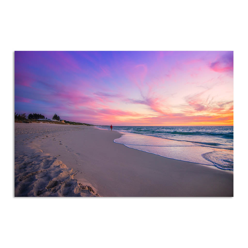 Beautiful sunset on Mullaloo Beach in Perth, Western Australia