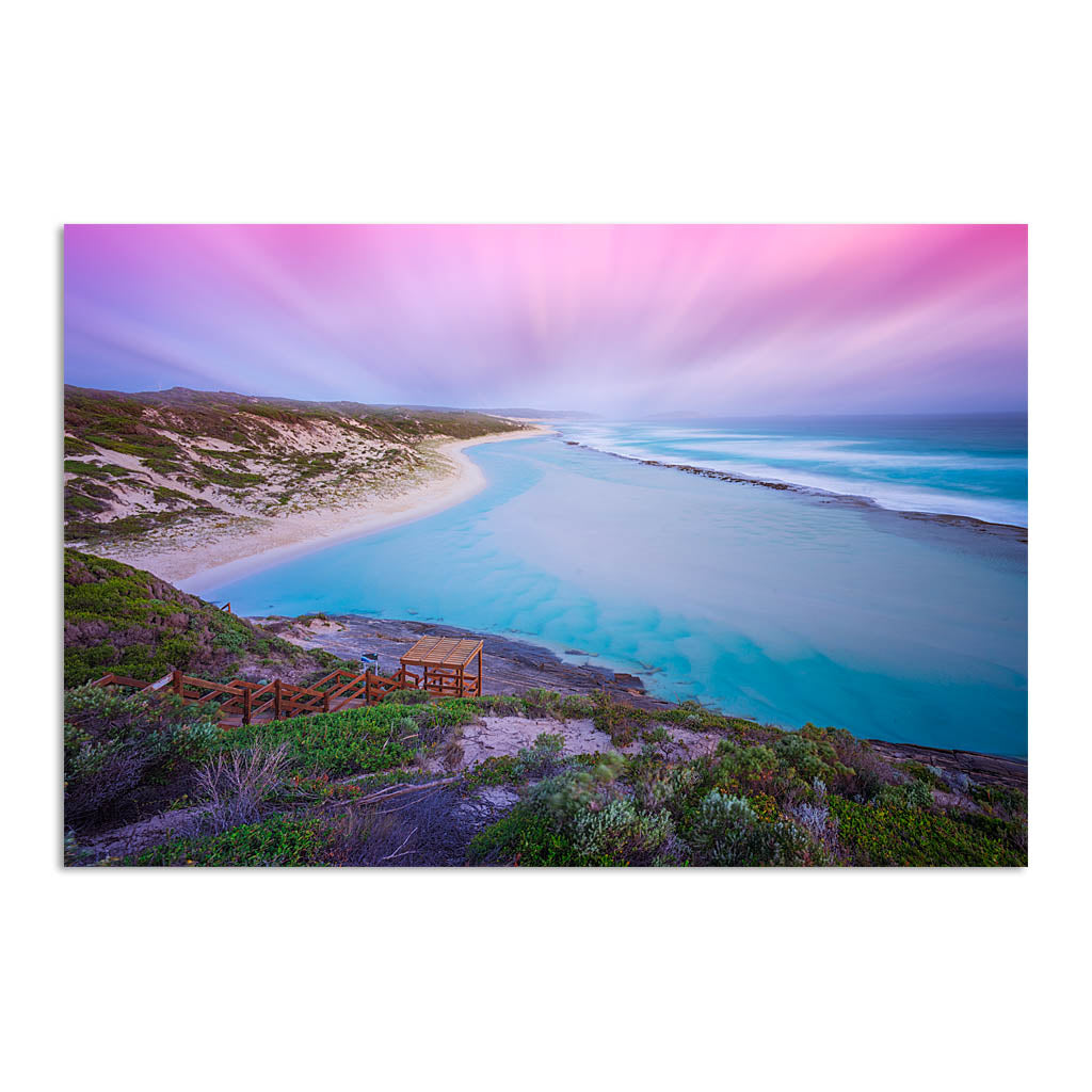 Soft sunset at 11 Mile Beach, Esperance, Western Australia