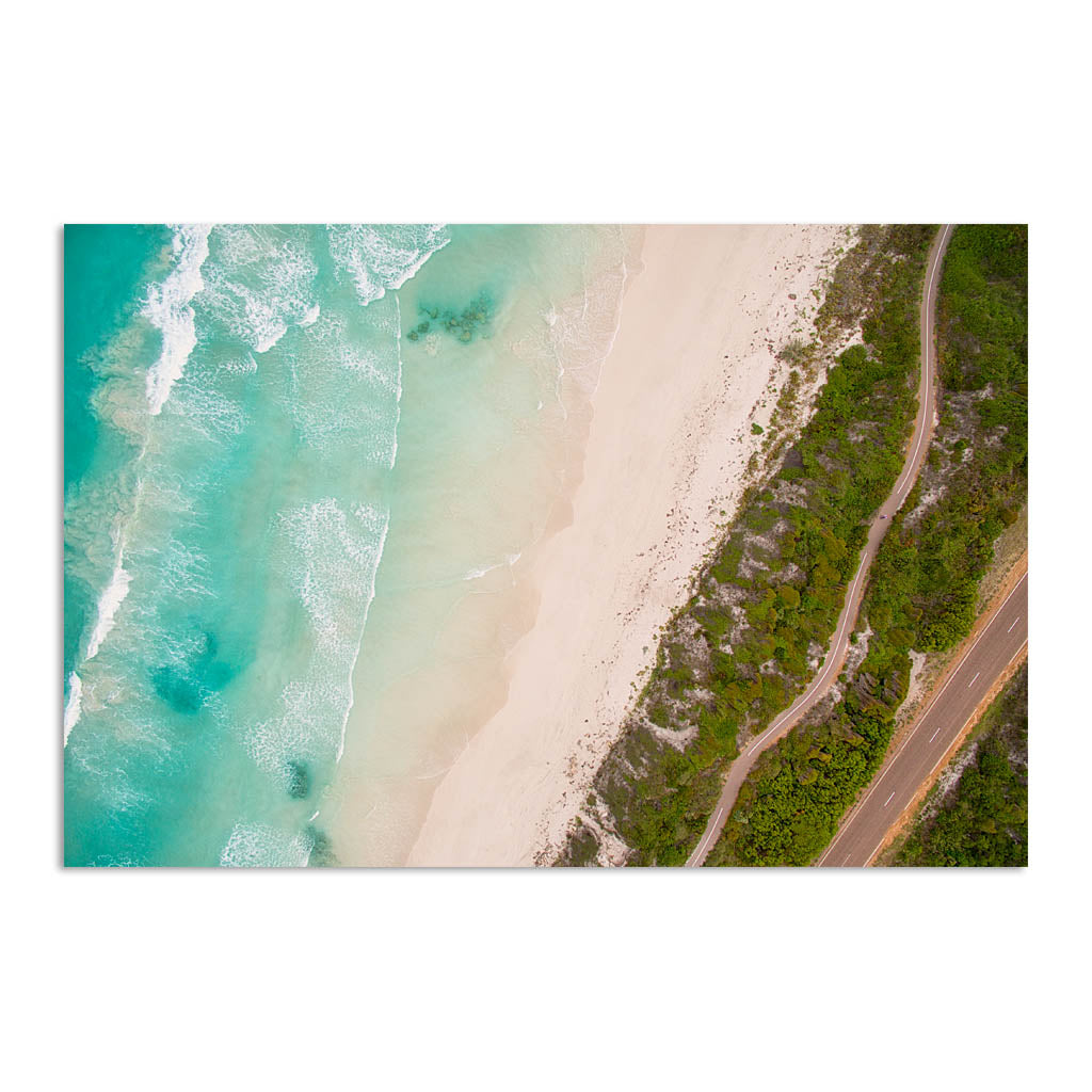 Aerial view of Twilight Bach in Esperance, Western Australia