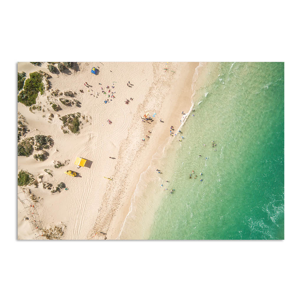 Aerial view of summer at Yanchep Lagoon in Western Australia