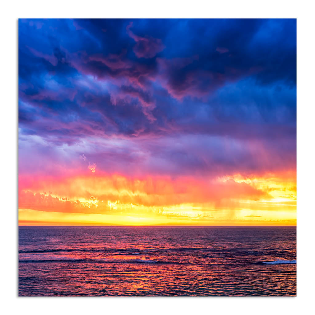 Colourful skies after a thunder storm in Perth, Western Australia