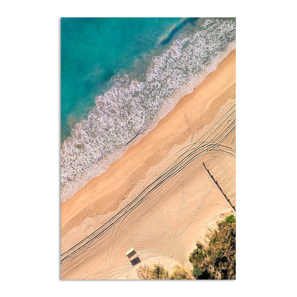 Aerial view of Myalup Beach in Western Australia