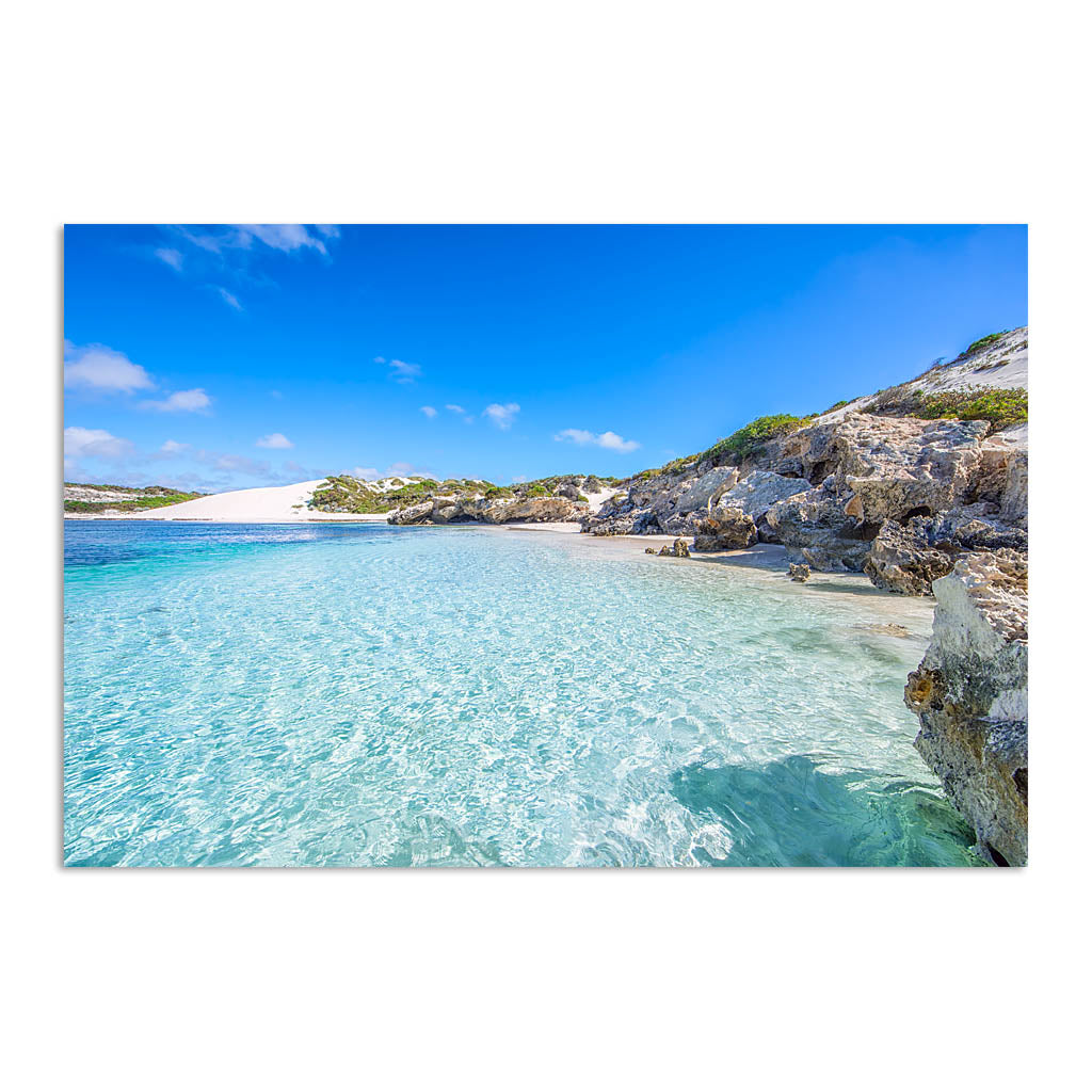 Beautiful blue waters at Sandy Cape on the Coral Coast of Western Australia