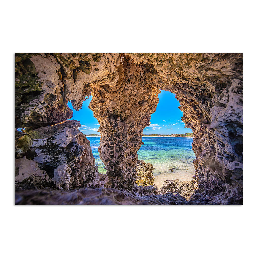 Natures windows at Sandy Cape in Western Australia