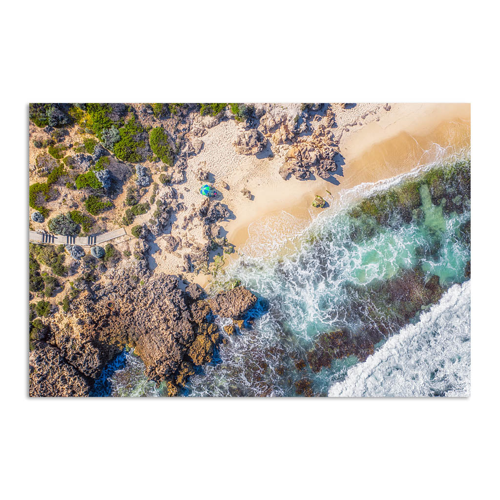 Aerial view of North Beach in Perth, Western Australia