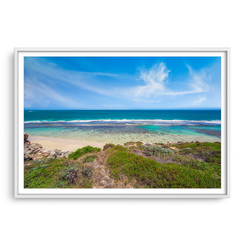 Yanchep in Western Australia framed in white