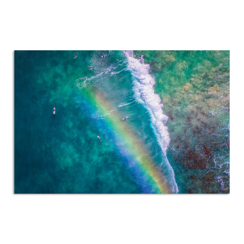 Rainbow wave in Perth, Western Australia