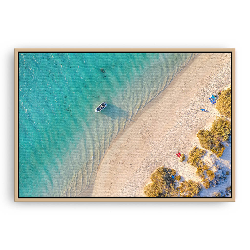 Sunset at Kurrajong Beach on the Cape Range in Exmouth, Western Australia