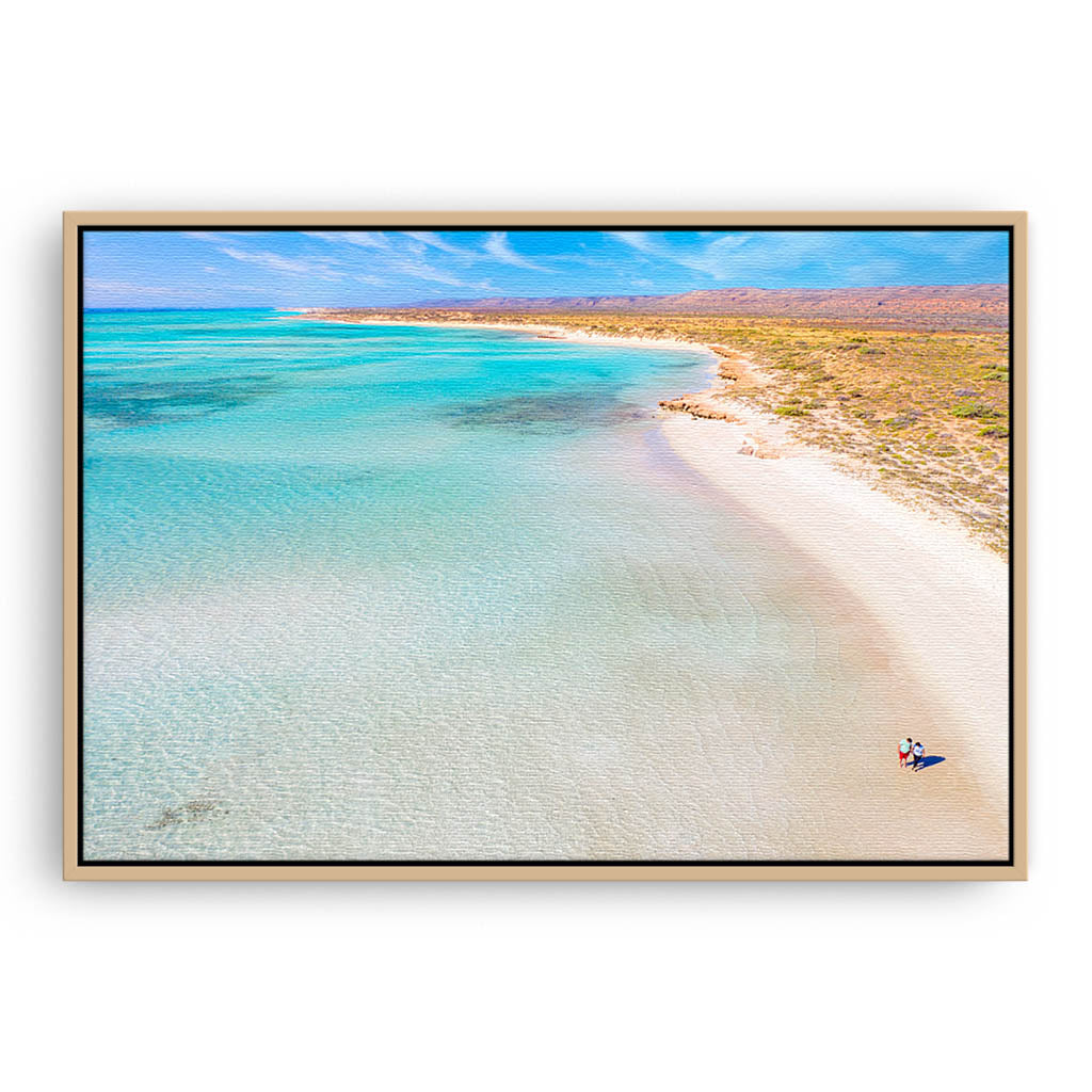 Taking a wander out yonder at Sandy Bay on the Ningaloo Reef, Western Australia