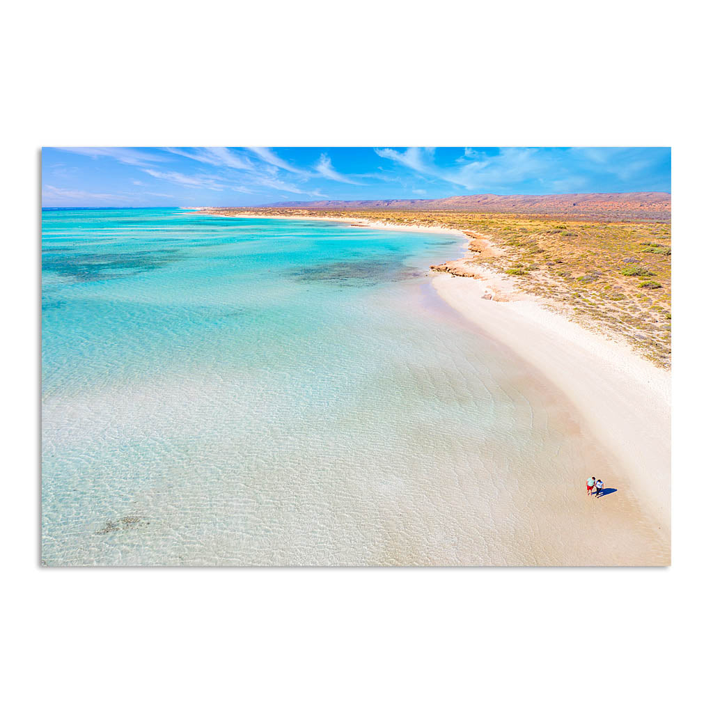 Taking a wander out yonder at Sandy Bay on the Ningaloo Reef, Western Australia