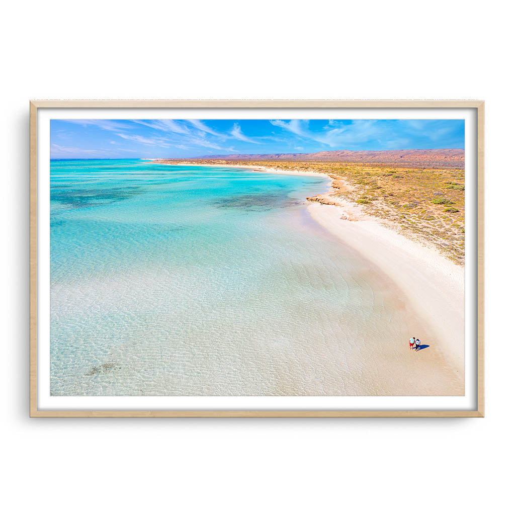 Taking a wander out yonder at Sandy Bay on the Ningaloo Reef, Western Australia